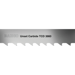 1.4/2 TPI 1.6 mm x 67 mm Fita de serra Carbide desmontada
 - 3860-67-1.6-TCD-1.4/2