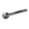 16 mm x 14 mm - Ø6 mm Lima rotativa em carboneto de tungsténio. Esférica 28
 - D1614M06