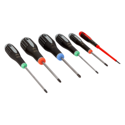 Conjunto de 6 chaves ERGO™<br/>Para parafusos de Fenda,Phillips, Pozidriv e TORX®
 - BE-9871