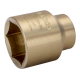 Chave de caixa 1/2" antichispa com perfil sextavado em bronze de 36 mm
 - NS220-36