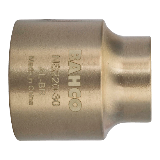 Chave de caixa 1/2" antichispa com perfil sextavado em bronze de 41 mm
 - NS220-41