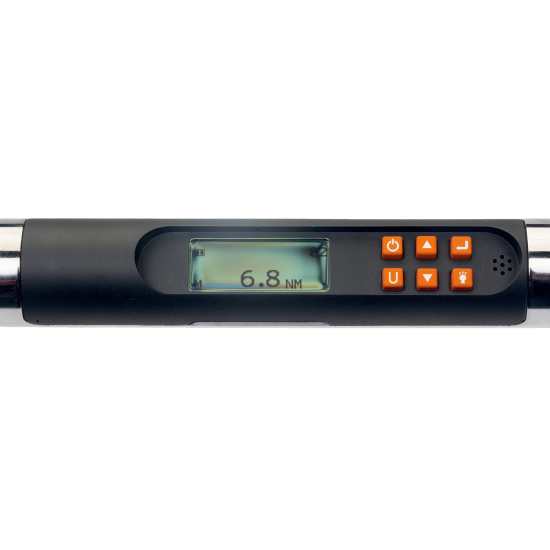 Chave dinamométrica digital e de ângulo fina com cabeça intercambiável de tipo retangular 7 -135 Nm
 - TAW9135M