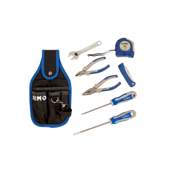 Textile bag with 7 tools - Basic kit for general maintenance