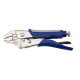 Locking pliers, curved jaws and smooth grip 140 mm