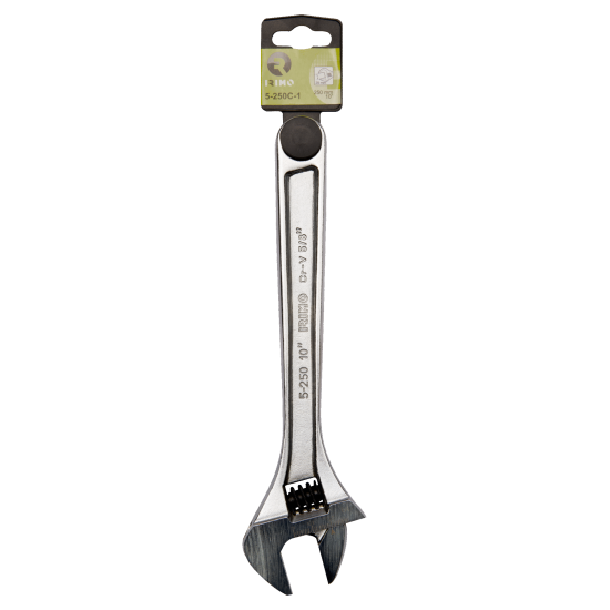 Chrome-plated adjustable wrench 15