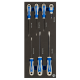 1/3 Foam Inserts with Straight Screwdrivers and Screwdrivers - 7 pcs