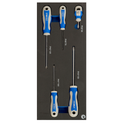 Inserções de espuma 1/3 com chaves de parafusos Phillips - 5 pcs