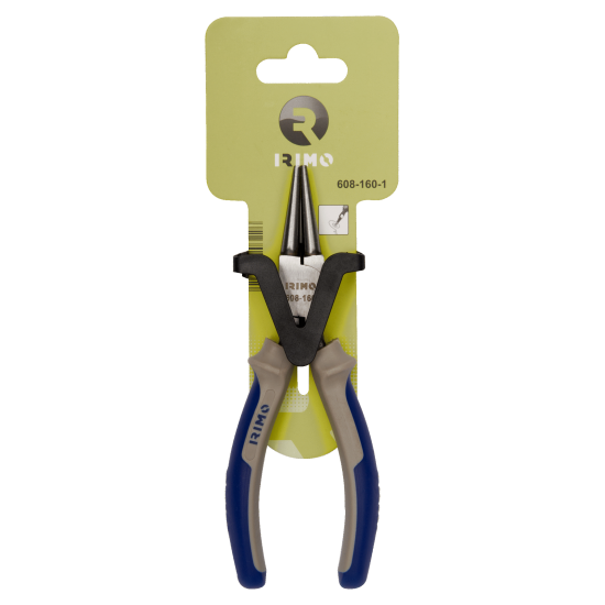 160 mm round-nose pliers with bi-material handles