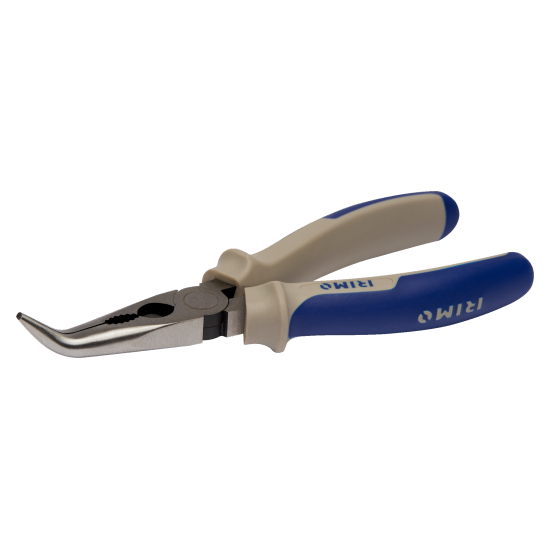 200 mm nose pliers with folded bi-material handles