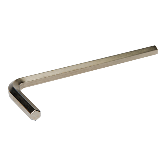 Nickel-plated hex keys 2.5 mm