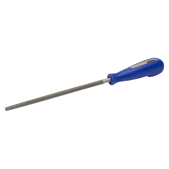 Double Secondary Cut 6 Round File with Handle