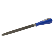 Triangular file 6 double secondary cut with handle