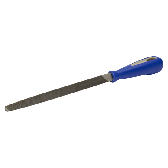 8 square double secondary cut file with handle