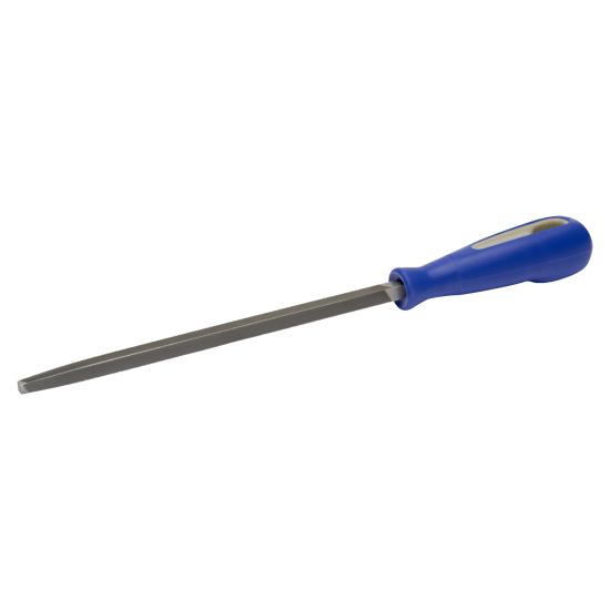 8 square double secondary cut file with handle