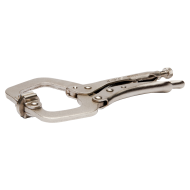 C-shaped locking pliers with swivel blocks 0-130 mm