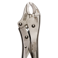 Curved universal locking pliers with 190 mm cut