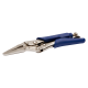 Locking pliers, long-tipped, soft grip 165 mm