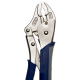 Locking pliers, curved jaws and smooth grip 140 mm