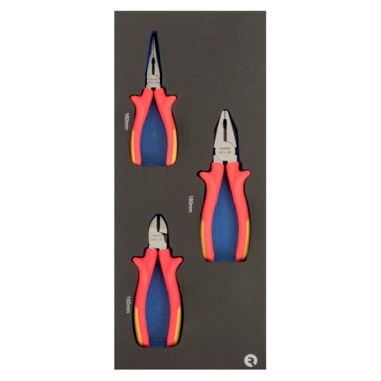 1/3 foam inserts with insulated pliers - 3 pcs