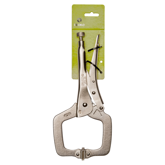 C-shaped locking pliers with swivel blocks 0-72 mm