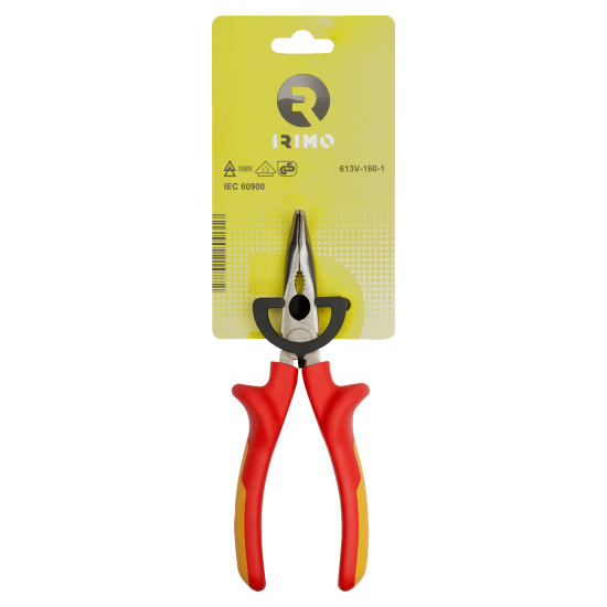 Insulated bent nose pliers 160 mm