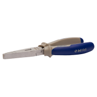 180 mm flat-nose pliers with bi-material handles