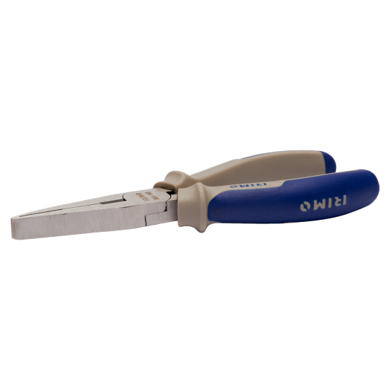 180 mm flat-nose pliers with bi-material handles