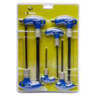 Hex Wrench with Ball Tip and T-Handle, 6 Pcs