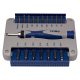 Precision screwdriver set with ratchet bit holder 17 bits 4 mm