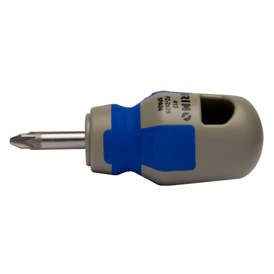 Pozidriv PZ 2X25 short screwdriver