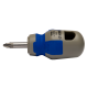 Pozidriv PZ 2X25 short screwdriver