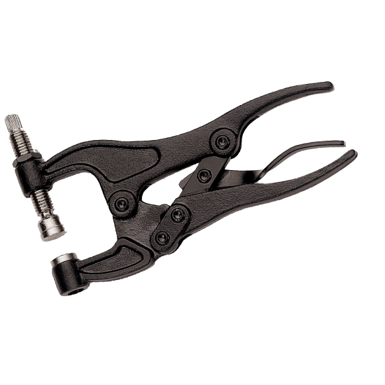 Phosphated clamping pliers with adjustable chuck 0-150 mm, 240 mm