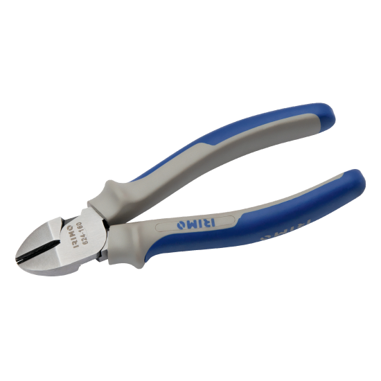 160 mm diagonal cutting pliers with bi-material handles