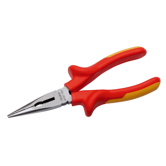 Insulated nose pliers 200 mm